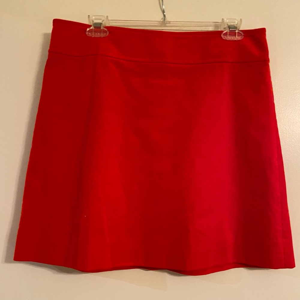 Red Corduroy JCREW skirt